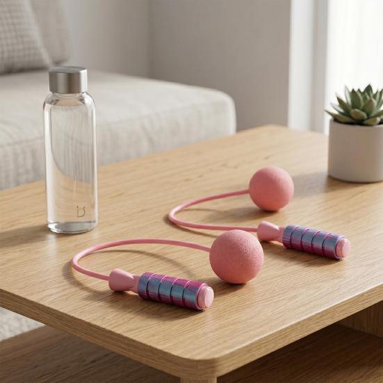 Skipping Rope for Adults Cordless Weighted Jump Rope for Men Women Training Skipping Rope for Indoor Outdoor Fitness Exercises