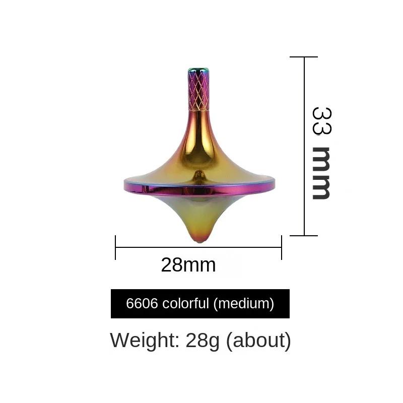 

Copper Metal Spinning Top Tip Anti Stress Relief Toy Mini Edc Relieve Stress Decompression Gadgets Roller For Adhd Children Kids
