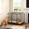 Heavy Duty Dog Crate,116 x 77 x 88 cm, Large Dog Cage for Small to Large Breeds
