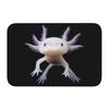 Custom Smiling Leucistic Axolotl Doormat Non-Slip Entrance Bath Kitchen Door Floor Mats Salamander Animal Living Room Carpet Rug