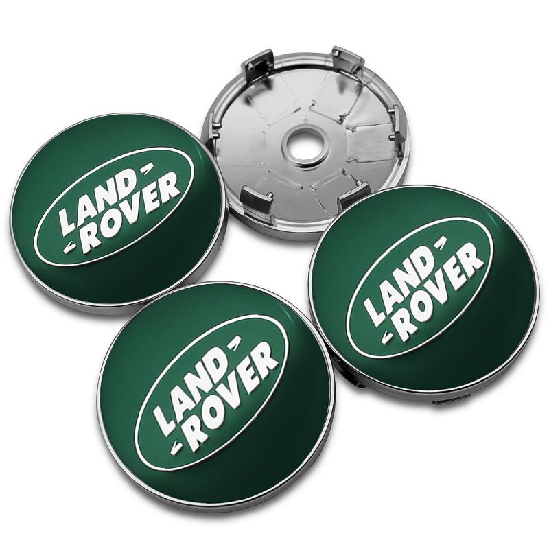 4Pcs 56mm 60mm Car Logo Wheel Center Hub Caps Badge Rim Cover Emblem For Land Rover Range Rover Evoque Velar Defender Discovery XS3