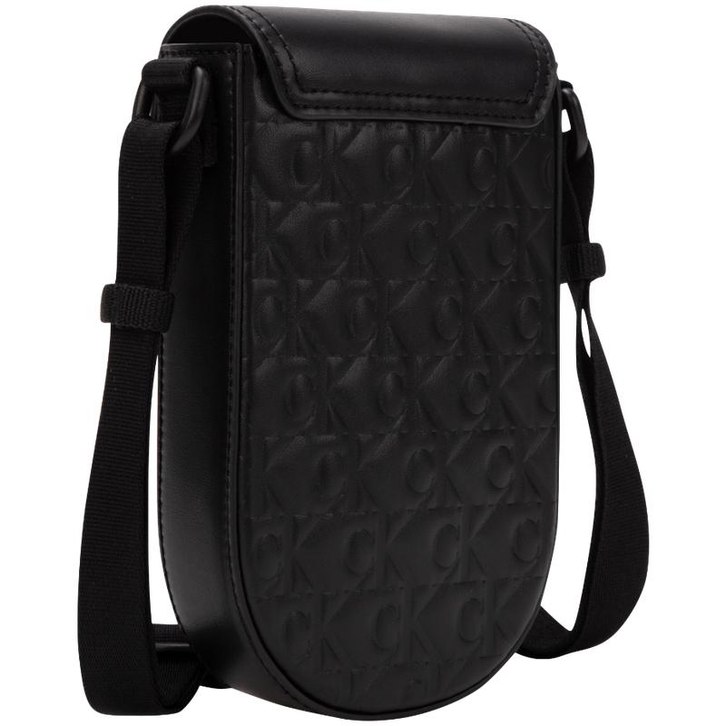 New CALVIN KLEIN Synthetic Material Crossbody Bag Men's Space Black HP2095-001