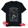 Tempus Fugit Memento Mori Skull Crow Bird T Shirt S 3Xl