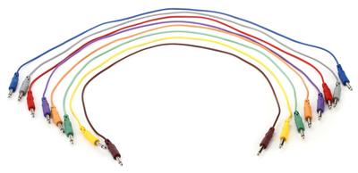 Hosa Patchkabel beidseitig monaural Telefon 91cm SS [8er Pack] CPP-890
