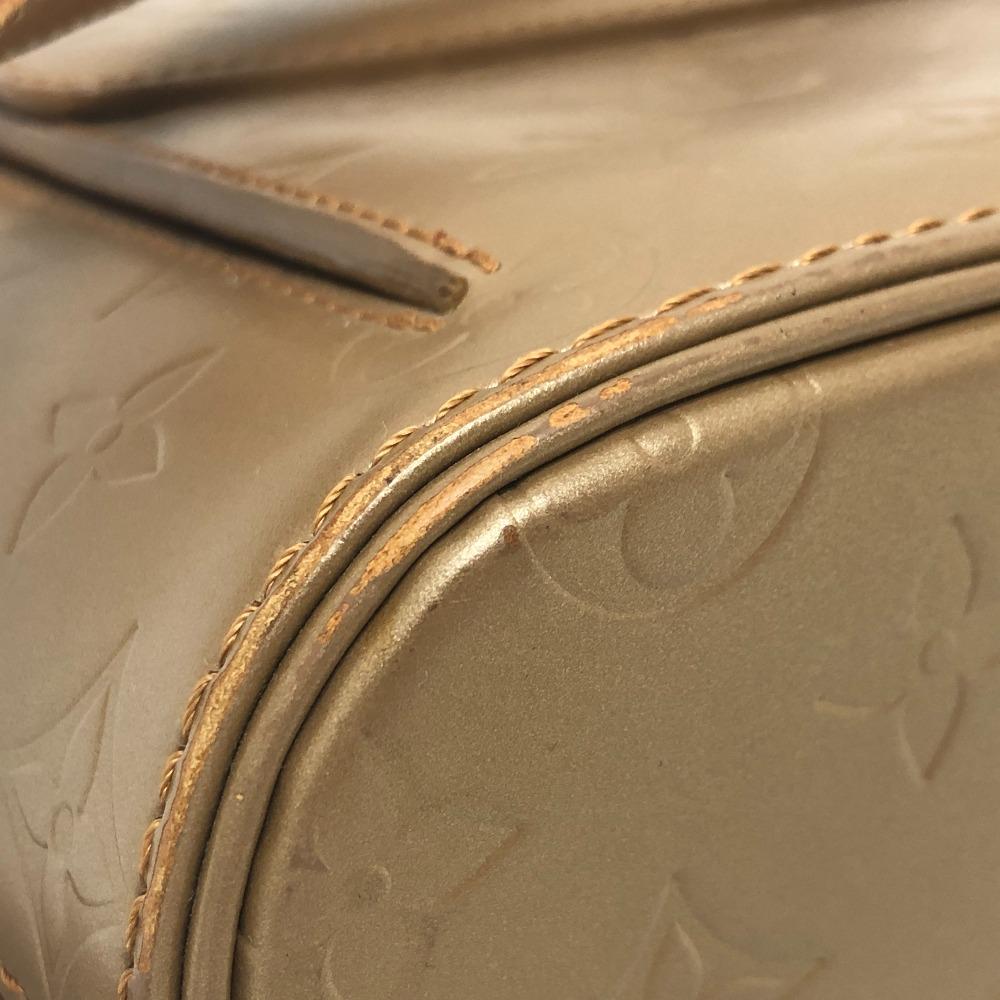 Louis Vuitton M55127 Monogram Mat Alston Shoulder Bag Matte Leather Beige