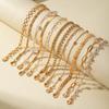 Accessories, simple chic style pearl bracelet set, multi-layer stacked diamond bracelet wholesale