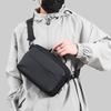 Men's Shoulder Bag Waterproof Crossbody Bag Business Chest Bag Solid Color Handbag