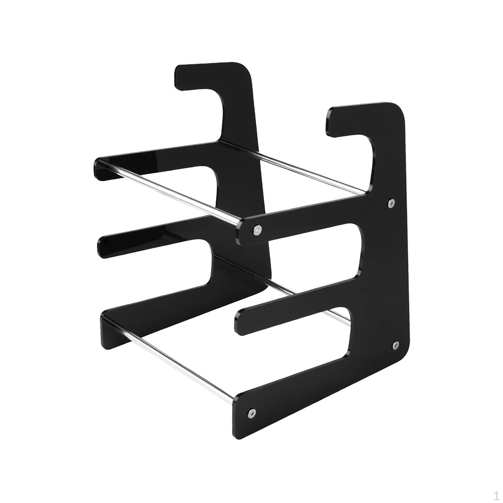 

Подставка для клавиатуры, полка, акриловая, 3 яруса, устойчивая стойка для чёрный