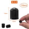Air Valve Caps 15 Pack Tire Valve Caps with O Rubber Rings Car Air
