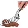 Stainless Steel Spatula Tongs for Cooking Fish Gripper Handy Pizza Clip Slotted Double Spatula Grill Tongs Metal s for Kitchen Use Fish