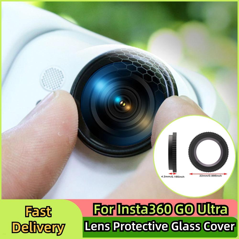 Für Insta360 GO Ultra Objektivschutzglas Abdeckung Hohe Auflösung Gehärtetes Glas Härte Displayschutz für Actionkamera