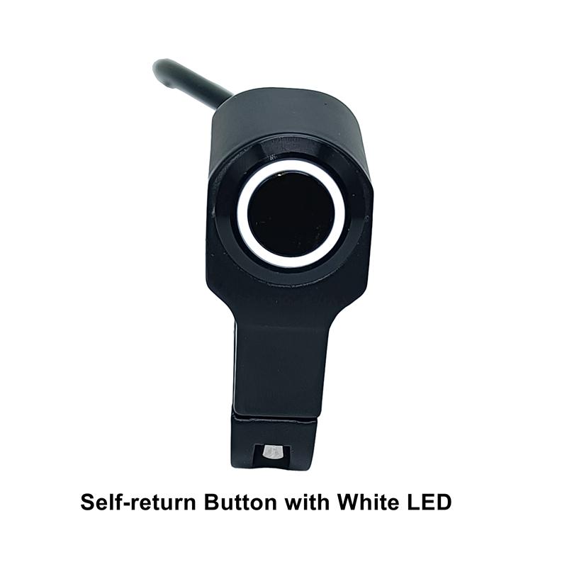 Motorcycle 22mm 7/8'' Handlebar Switch Motorbike Scooter Switches 12V Aluminum Alloy Headlight Fog Spotlight Retro ON-OFF