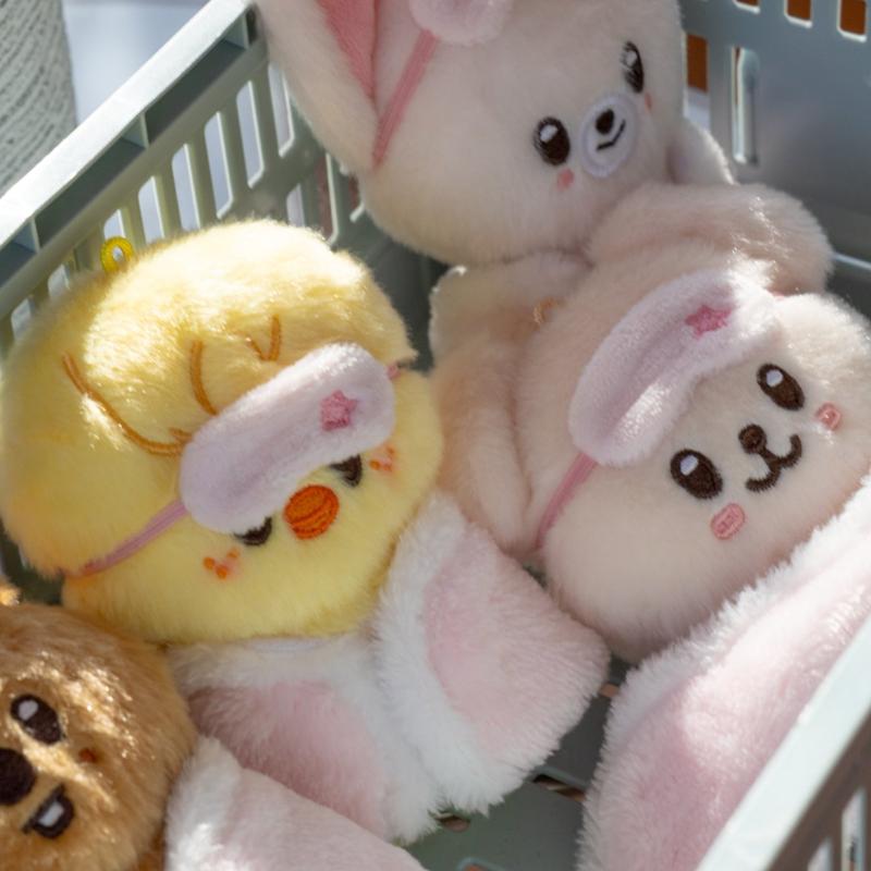 Stray Kids 6TAY a Casa Nostra Carta Scambiabile Segreta Ufficiale SKZOO, Mini Ciondolo e Collezione di Peluche (Micro / 10CM / Versione Giocattolo)