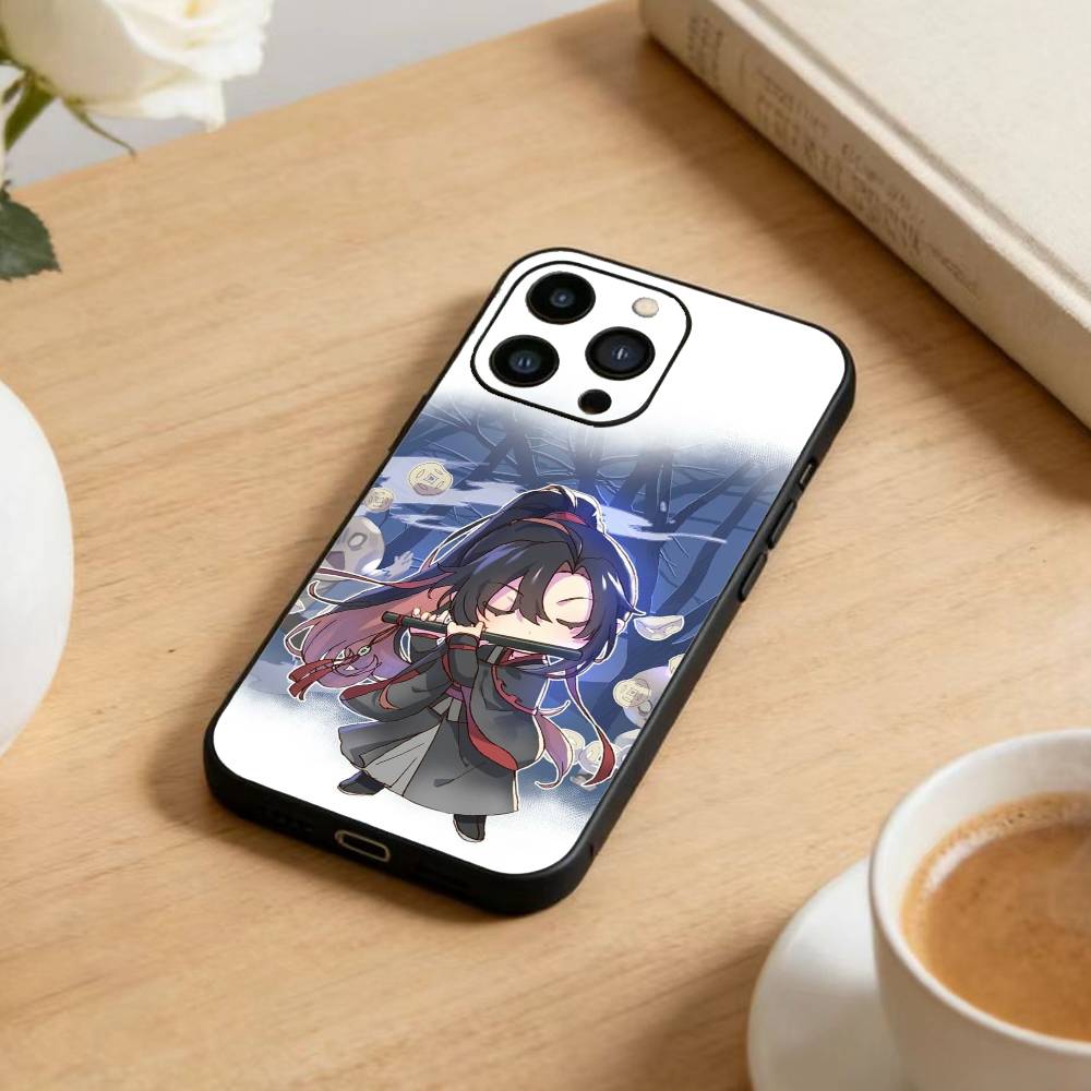 Grandmaster Demonic-Cultivation Phone Case For iPhone17,16,15,14,13,12 Plus,Max Soft Silicone Black Cover
