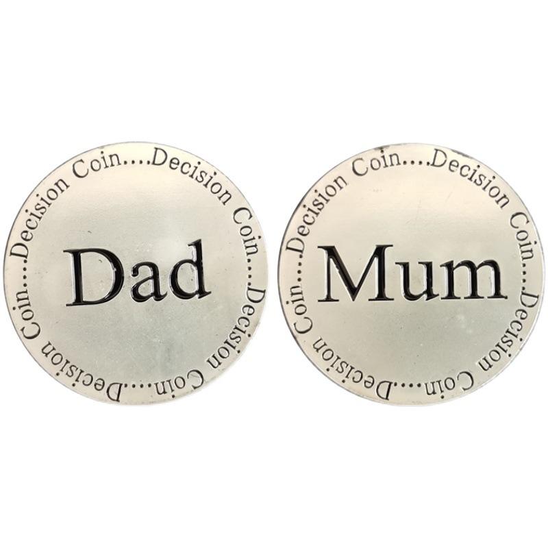 Children's Challenge Coins, Parental Decision Coins, Fun Game Coins, Metal Commemorative Coins, Creative Gifts, Toys, Tooth Fairy Coins