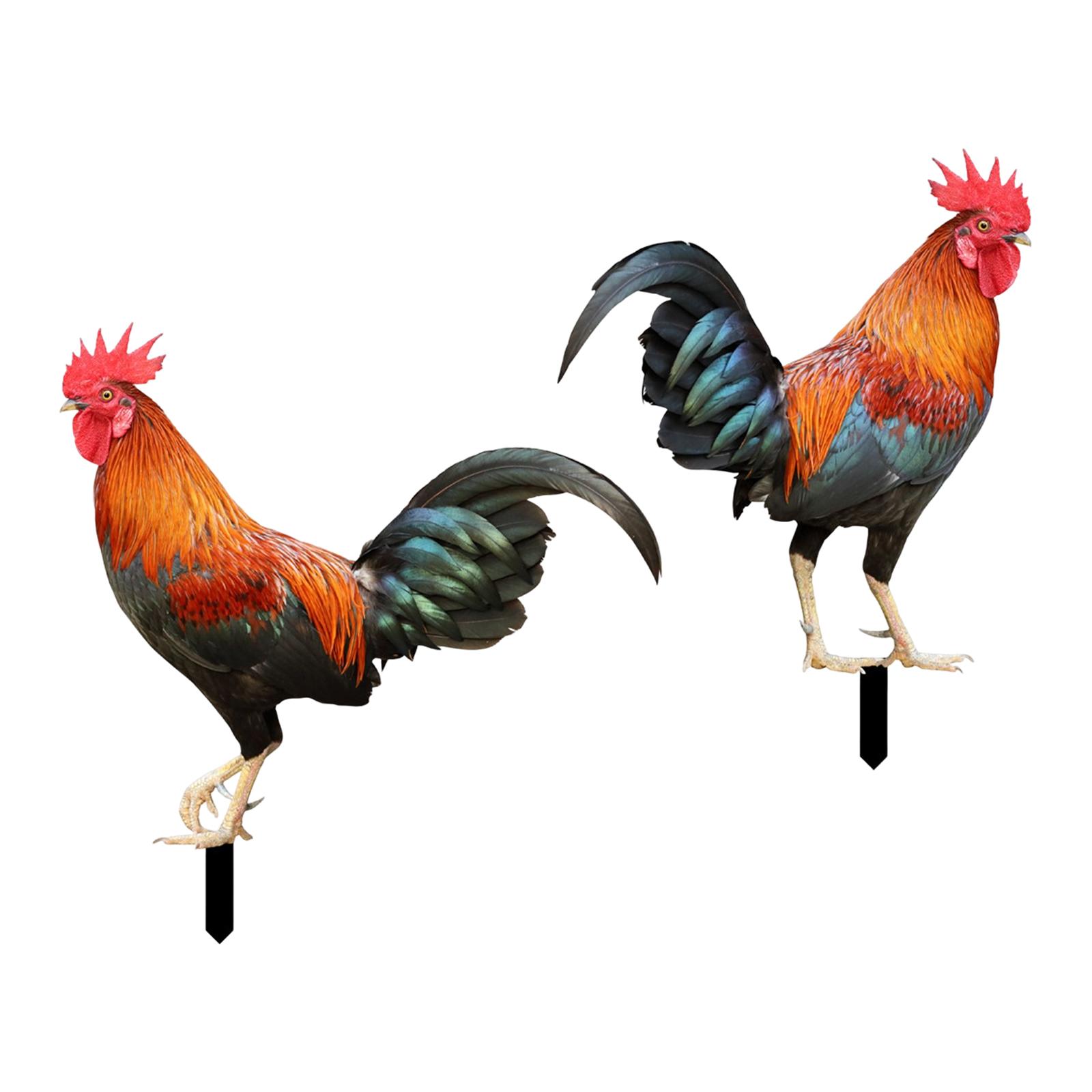 Animal Statue Garden Stake Ornament Standing Ground Decor Yard Sign Easter Decor