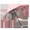 New hot-selling sunscreen two-color double-sided vinyl color umbrella three-fold sunscreen parasol sun umbrella