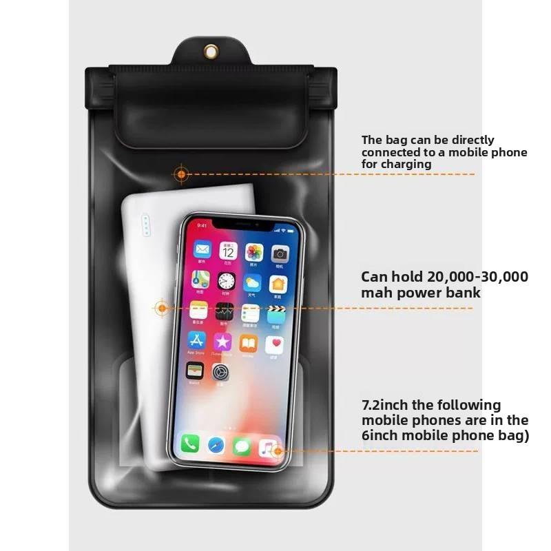 Waterproof Phone Bag For Swimming And Outdoor Activities Pvc Sealed Design For Adults