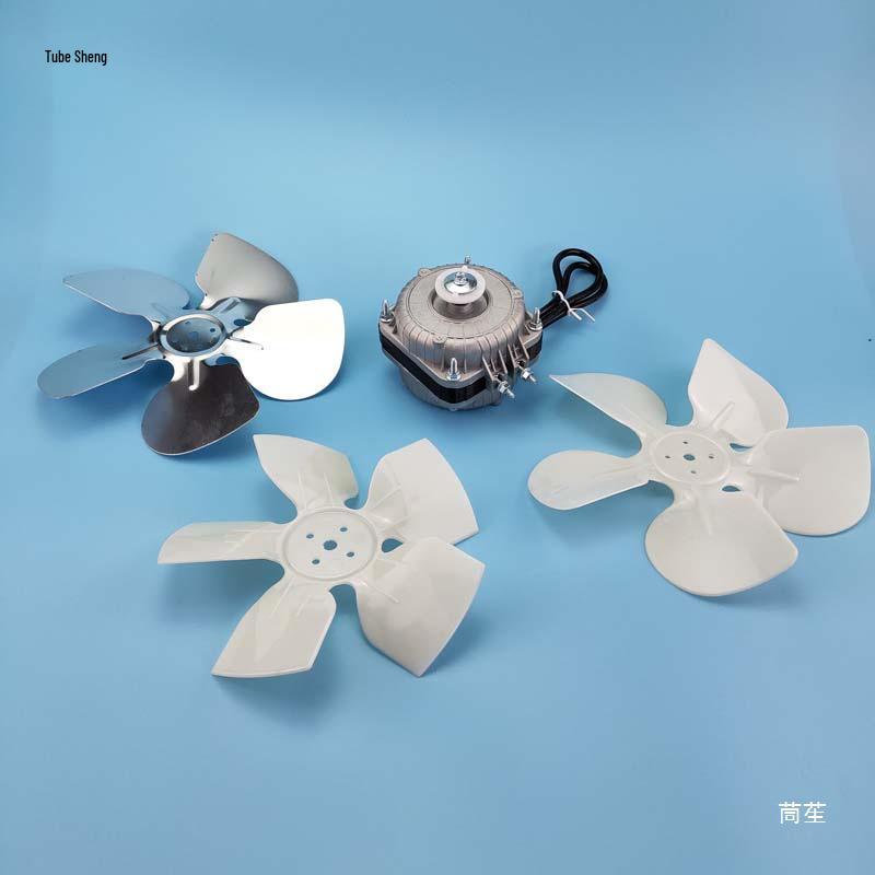 220V Shaded Pole Refrigerator & Freezer Cooling Fan Motor with Blade