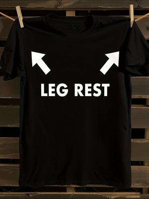 Leg Rests Arrow T-Shirt Mens Tshirt Womens Tshirts with Letters Print Short Sleeves T-Shirt Casual Street Tee Shirt Top