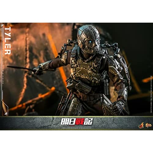 Movie Masterpiece Warriors of Future Tyler 1/6 Scale Figure, Black, Approximately 31cm Tall, MMS667
