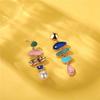 Fashionable Geometric Alloy Earrings For Women Chic Casual Jewelry
