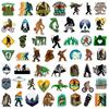10/25/50pcs Outdoor Wild Bigfoot Graffiti Stickers for DIY Suitcase Water Bottle Phone Laptop Guitar Motorcycle Skateboard