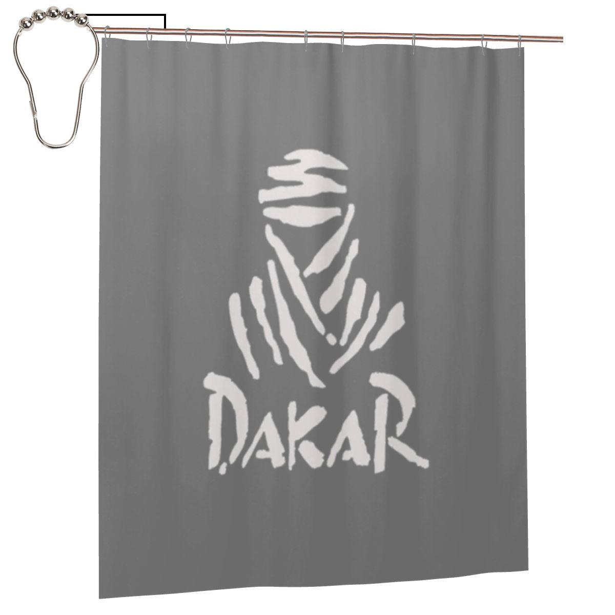 

Dakar Rally Motorcycle Shower Curtain Bathroom Polyester Waterproof Bath Curtains With Hooks W60H190(CM)-1 Pcs