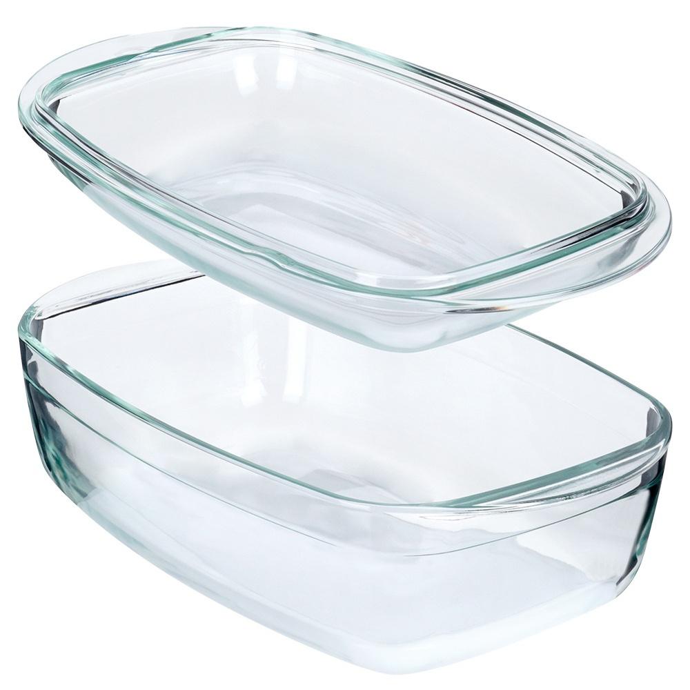 Glass Ovenproof Baking Dish for Baking, Roasting Pan, 4.5L