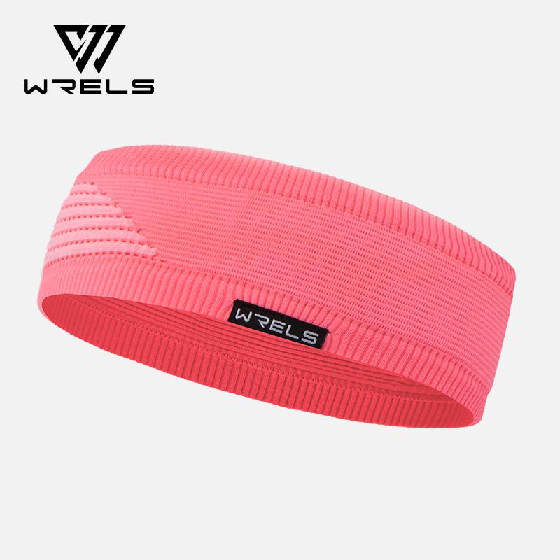 WRELS Sports Headband Breathable Elastic Fitness Sweatband Anti Slip Yoga Headband Outdoor Running Tennis Basketball Headband