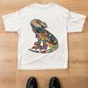 Buntes Bartagamen Eidechsen Grafik T-Shirt Reptilien Liebhaber Unisex Tee