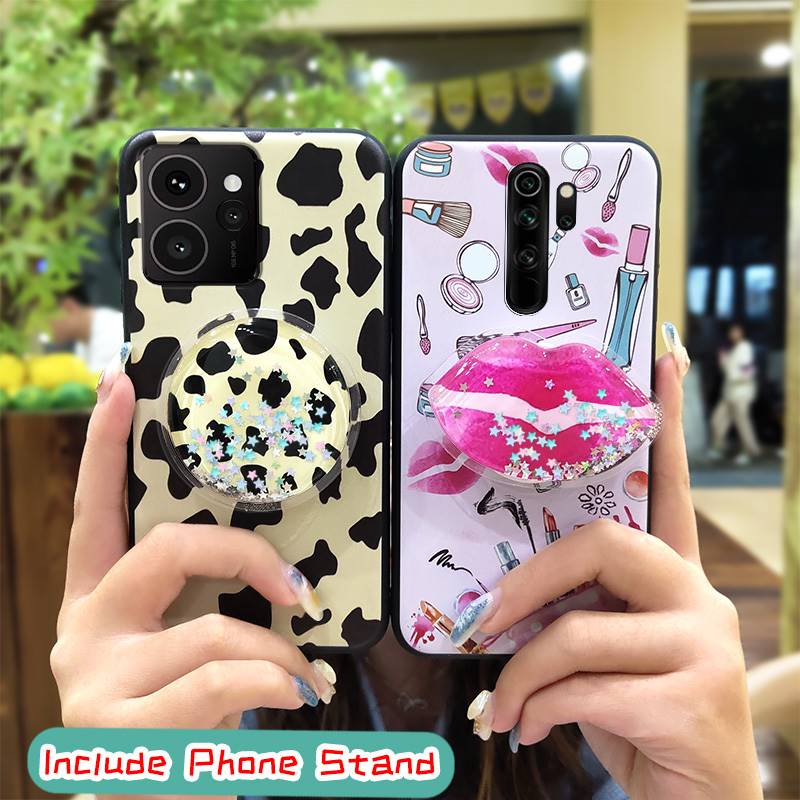 Glitter Cartoon Phone Case For Nokia HMD Skyline Skin Feel Silicone Dirt-resistant Cute Protective Fashion Design TPU