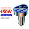 350W Car Phone Charger Usb Type C Super Fast Charge In Car With Led Voltage Monitor For Iphone Samsung Huawei Oneplus Vivo Oppo
