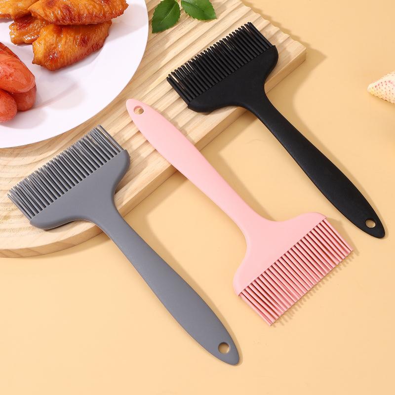 1ks velké silikonové štětce Integrovaný široký štětec na pečení chleba palačinková omáčka Kořenící štětec Grilovací štětec Kuchyňský nástroj