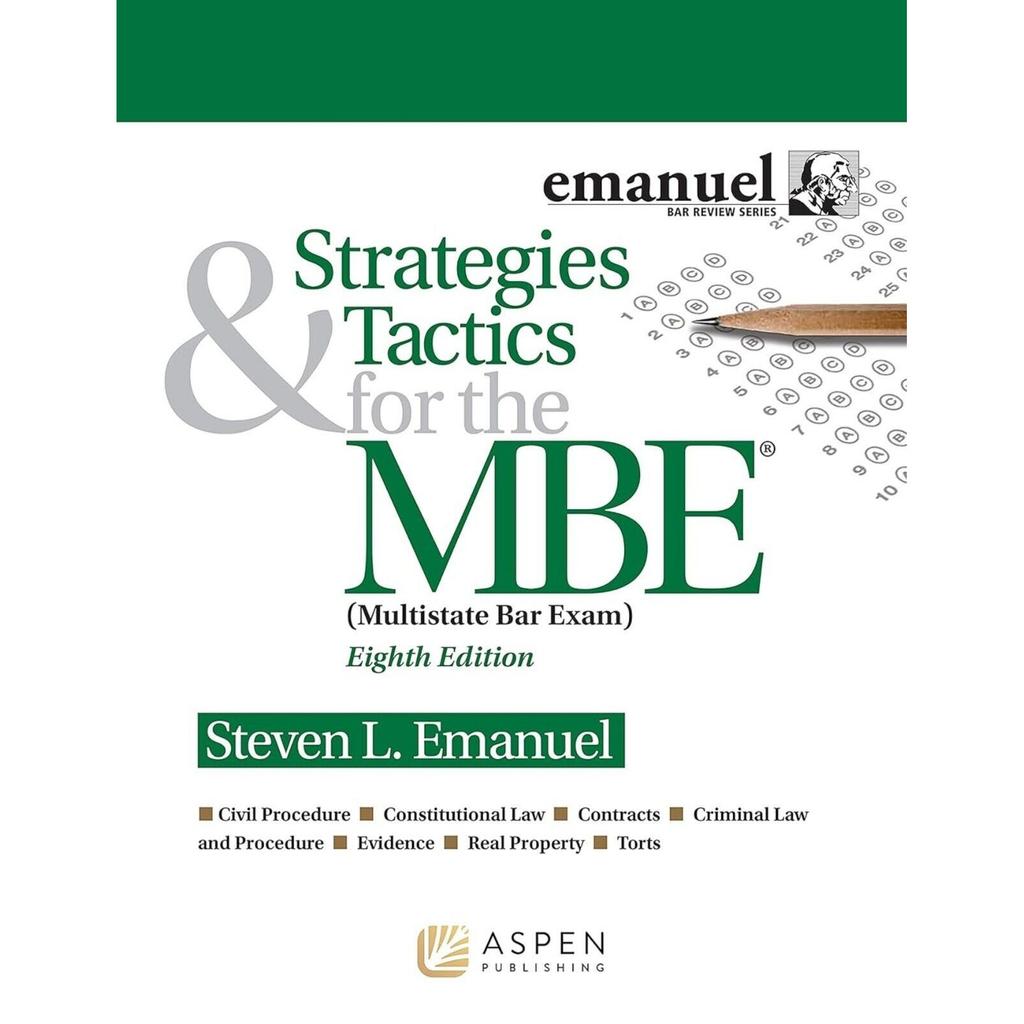 Strategies & Tactics for the MBE Paperback UKN1414