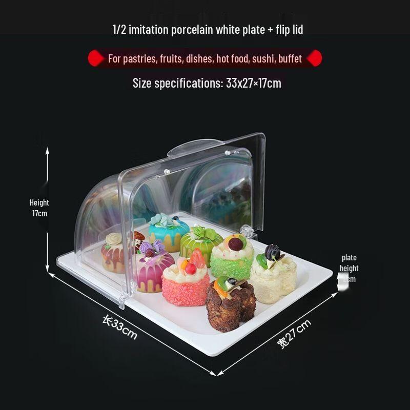 Xuankunpai Multi-layer Melamine Buffet Display Tray with Lid