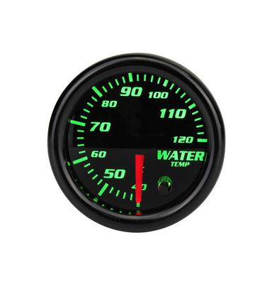 Medidor Universal de Temperatura del Refrigerante del Agua LED de 7 Colores para Coche 2"/52mm