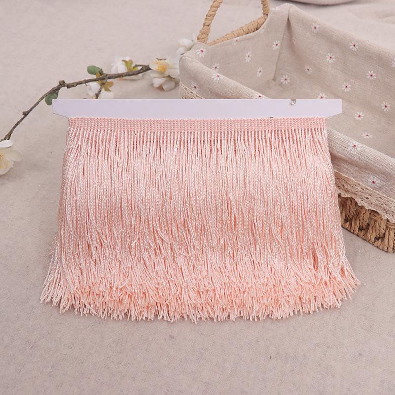 Polyester Fringe Tassel Trim (10-20cm) for Stage Costumes, Curtains, Carpets, and Lace Decorations