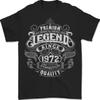 Men's Premium Legend 53 Birthday 1972 100% Cotton T-Shirt