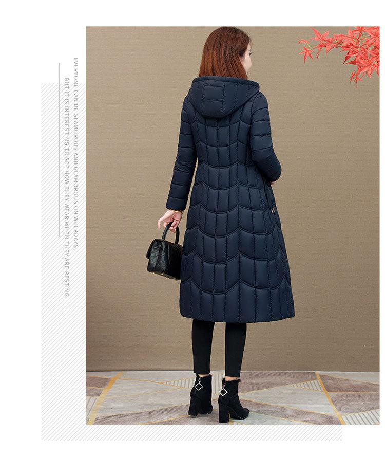 Autumn Womens Winter And Hooded Slim Fit Thick And Warm Long Middleaged Mothers Jacket 6 Colors