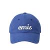 EMIS APPLIQUE BALL CAP-BLUE