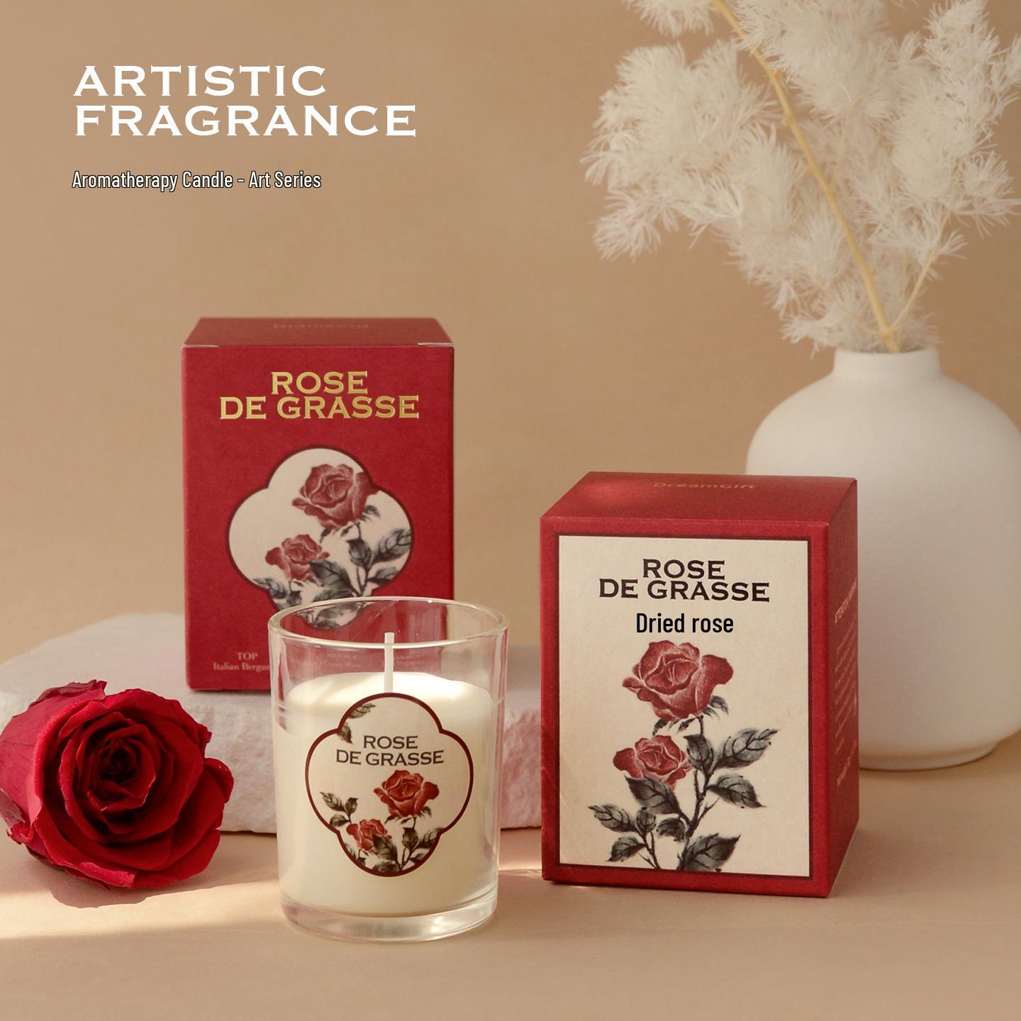 Floral Aromatherapy Candle Bridesmaid Gift with High-End Niche Fragrance