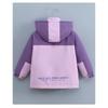 Girls Big Kids Two Piece Thickened Casual Outdoor Windbreaker Jacket Set