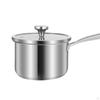 10cm Small Pot ,Multipurpose Universal with Lid ,Milk Pan, Long Handle Thickened Sauce Pan ,Cooking