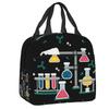 Chemistry Teacher Periodic Table Insulated Lunch Tote Bag for Kid Science Lab Tech Portable Thermal Cooler Food Lunch Box School