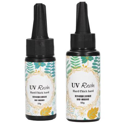 UV-Harzkleber Transparent Hart Viskos UV-Kristallharz Epoxid DIY Handgefertigt Kleber für Schmuckherstellung