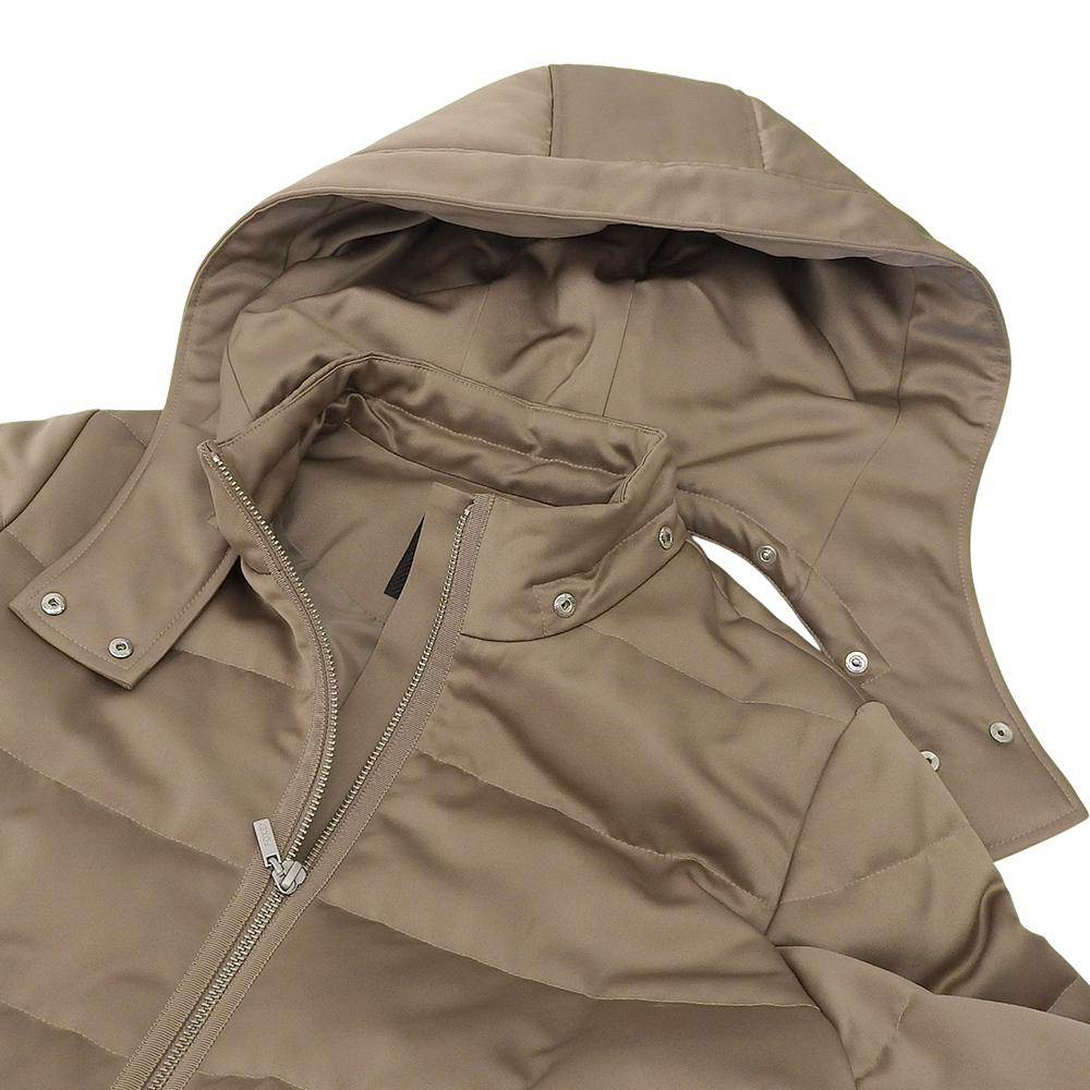 FOXEY NEW YORK Women's padded hooded long coat, gold, size 40, 39827 coat 40 Gold seriesUsed