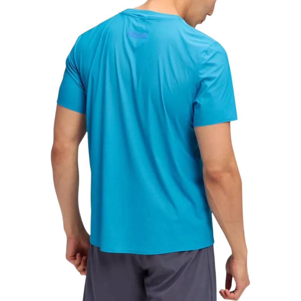 HOKA ONE ONE Solid Color Round Neck Short Sleeve T-Shirt Men Tops 1175771-HKB