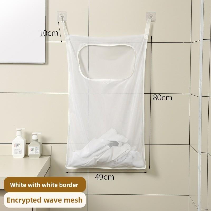 Wall Mounted Fabric Hanging Organizer Bag For Clothes Toys And Underwear Storage In Bedroom