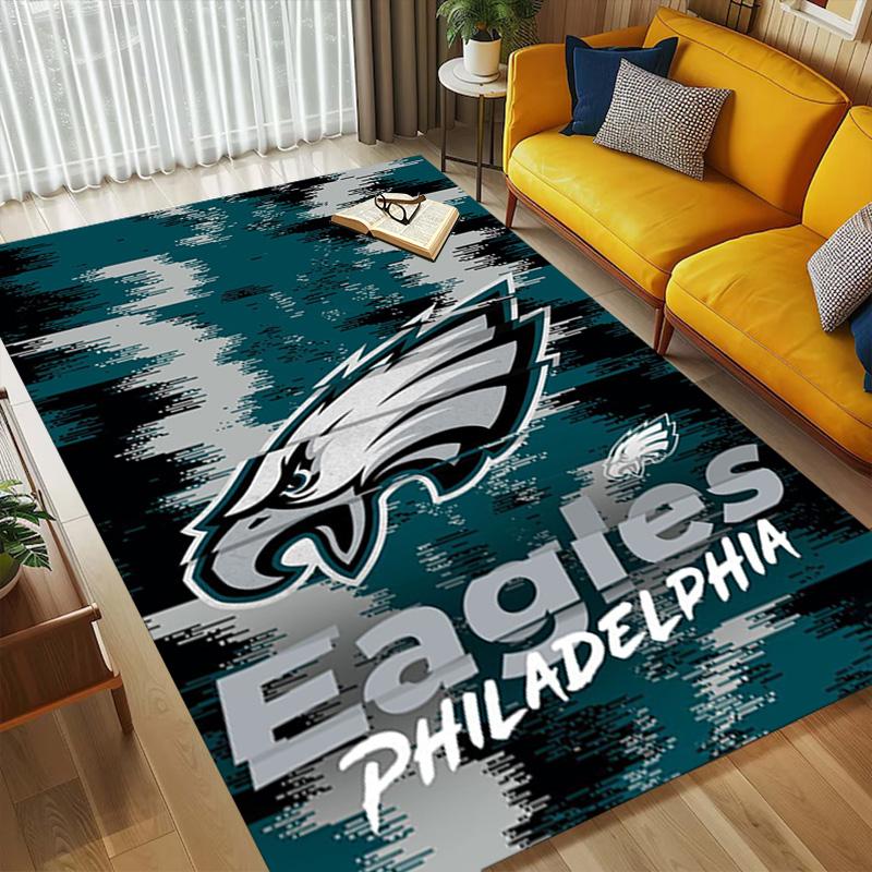 Eagles Philadelphia Living Room Nonslip Area Rug Soft Carpet For Bedroom Game Playroom Sofa Office Home Decor Doormat Christmas Gift C10265